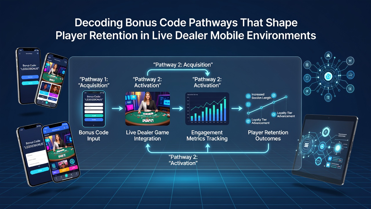 Mobiele live dealer sessies met bonuscode integratie