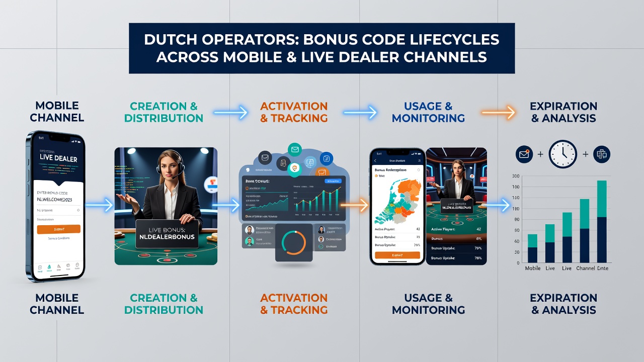 Levenscyclus van bonuscodes in Nederlandse online gokkanalen