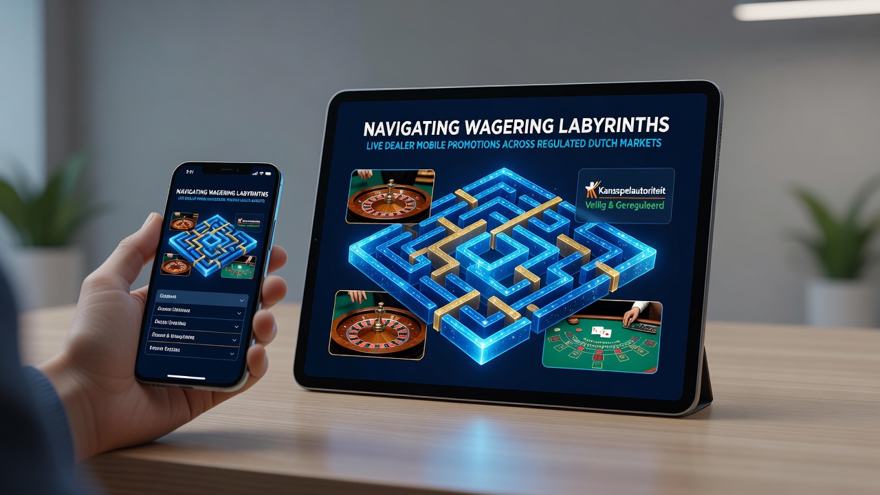 Grafiek van omzeteisen en speleractiviteit in Nederlandse mobiele live casino's