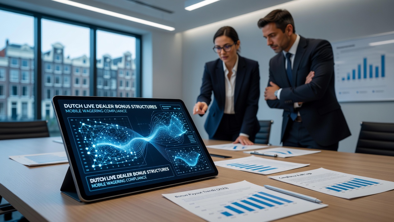 Grafiek van compliance patronen in mobiele live dealer bonussen