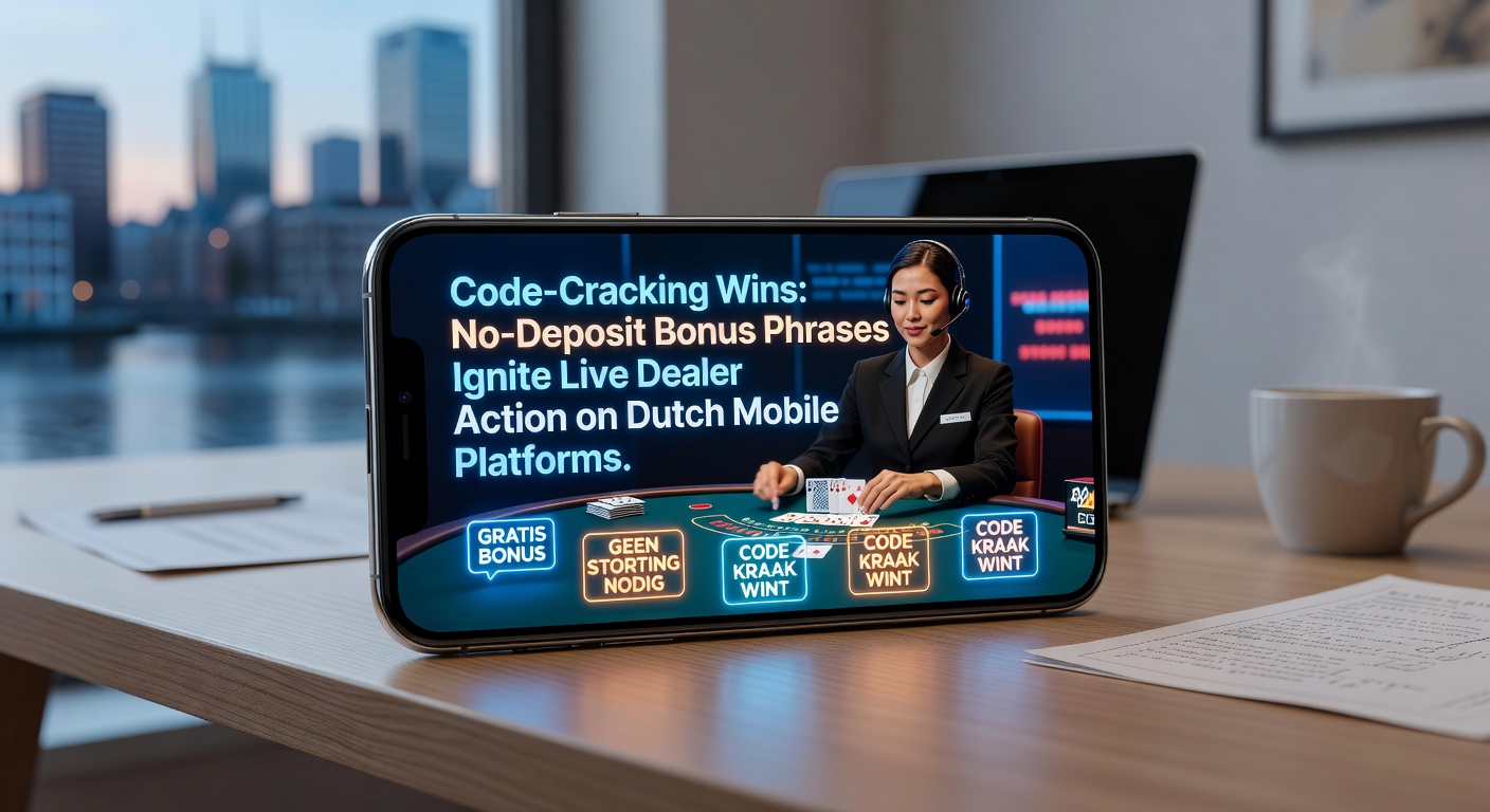 Speler op mobiel die een bonuscode invoert bij een live dealer blackjacktafel in een Nederlands casino-app