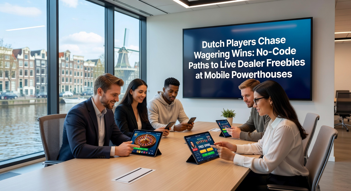 Live dealer blackjack tafels op een mobiel scherm met no-code bonus acties zichtbaar