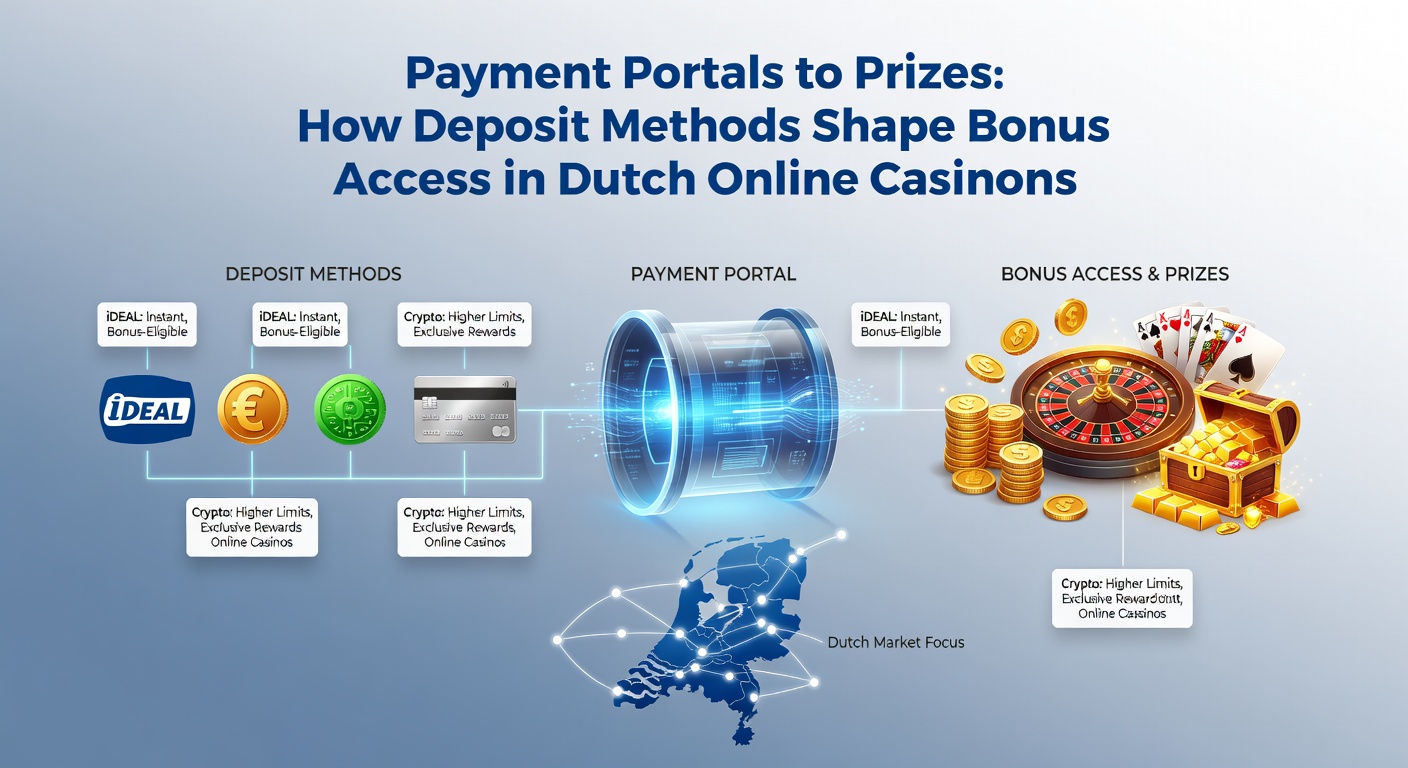 Grafiek met populaire stortingsmethoden en bijbehorende bonuspercentages in Nederlandse online casinos