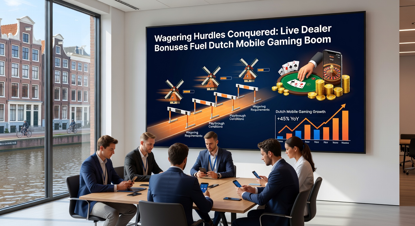 Live dealer roulette tafel op mobiel scherm met bonuspop-up en grafiek van groeiende gebruikersaantallen in Nederland